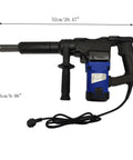 Electric Needle Gun Scaler for Rust Removal, 110V Industrial Grade Pneumatic Tool, 1100W High Power Needle Gun With Pistol Grip