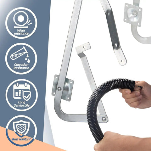 Attic Ladder Hinge Arms With Springs Replacement Kit For Werner Mk5 WU2210 W2208 W2210 Ladders After 2010 in hand example