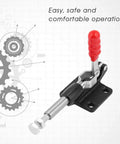 Heavy Duty Galvanized Toggle Clamp With Push Pull Action Quick Fixed Hand Tool For Welding Riveting Circuit Board