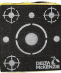 Front view of Travel Pro Portable Layered Foam Archery Target with welded core technology, featuring target circles.