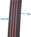 Close-up of Heavy Duty Differential Cover Gasket Fits Ford 8.8 Inch Rear Axle showing rubber coated steel core detail.