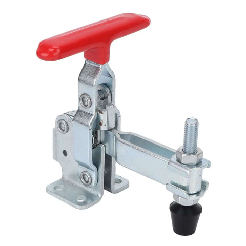 Beefy Heavy Duty Toggle Clamp With 227kg Clamping Power, Vertical Push Pull Design, Iron Body And Plastic Handle