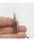 Hand holding beefy do it yourself ready DC cylindrical linear actuator solenoid magnet electromagnet motor driver 3V to 24V 8mm bore