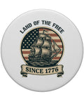 All American Flag Sailboat PopGrip Adhesive Holder For PopSockets Case Retro Patriotic Design Celebrating 1776 July 4th
