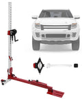 3 In 1 Car Body Dent Repair Kit With Adjustable Pulling Lever And Nylon Casters Heavy Duty Sheet Metal Dent Puller Set shown