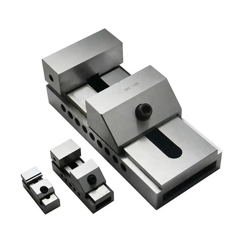 Go To Universal Precision Machine Vise For Milling With Quick Adjust Slide Bar And Wide Jaw Clamp QKG25 High Positioning Accuracy