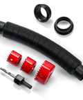 Rain Barrel Hose Connector Kit Link Two Rain Barrels To Double Your Rainwater Storage For Home Garden And Outdoor Chores Not For Metal Drums with included hole saw and gaskets easy to install.