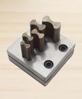 Disc Cutter Tool For Jewelry Making With 5 Sizes 12 mm To 25 mm Steel Forming Die For Metal Sheets And Lockets, side view