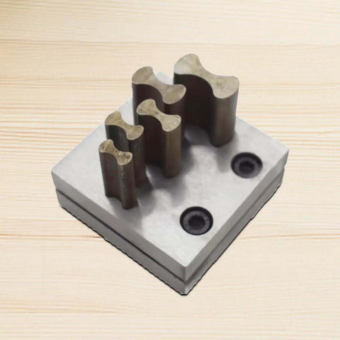 Disc Cutter Tool For Jewelry Making With 5 Sizes 12 mm To 25 mm Steel Forming Die For Metal Sheets And Lockets, side view