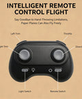 Remote control for Turn Paper Planes Into A Dope Remote Control Flyer With Gyro Stabilizer DIY Electric Remote Control Glider.