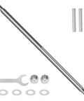 36 Inch Rear Axle Shaft Kit For Go Karts And Off Road Vehicles With One Quarter Inch Keyway And Three Quarter Inch To Sixteen Fine Thread