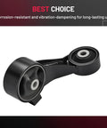 Tight Fit Hella Durable Engine Motor And Transmission Mount Upgrade Front Right Torque Strut for Lexus ES330 part, black with rubber components.