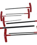 26 Piece Metric And Inch Ball Driver Hex And Torx T Handle Set With Stand Protanium Steel With Proguard Corrosion Resistant Finish
