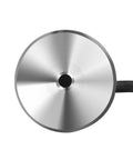 Heavy Duty DC 24V Suction Cup Electromagnet Locks Down Steel With Knockout Eleven Pound Pull Dead Fast Zero Residual Release Fits Twenty Five By Twenty Millimeters, top view.