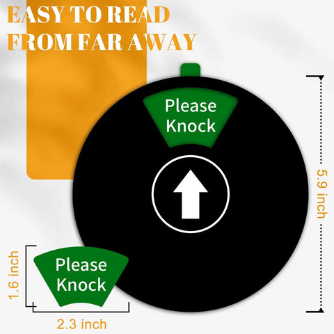 Rotating Privacy Door Sign For Offices No Fuss Do Not Disturb Out Of Office Please Knock In A Meeting Working Remotely And Back Soon 6 Inch Black With Easy Switch Between Six Modes