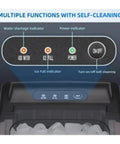 Hassle Free Countertop Ice Maker With Small And Large Cube Options For Campouts Tailgates And Home Bars control panel showing indicators.