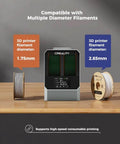 Space Pi Filament Dryer Plus Dual Filament Dryer Box With Heat Control And 4 Inch LCD Touch Screen for different diameter filaments