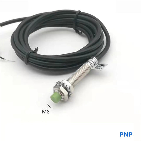 Inductive Proximity Sensor Switch For M8 2mm Range PNP NPN 5V 24V DC Auto Motion Sensor For Air Cylinders IM8 2 DPA DPB Cylinder Type NO NC Plug And Play, M8 sensor with cable