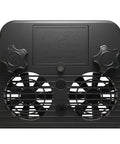 Front view of Vortex Kennel And Crate Fan with Dual Speed Operation 120V or Rechargeable Battery Quiet Ventilation For Pets.