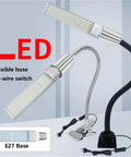LED Machine Tool Working Light For CNC And Industrial Equipment, 110-220V Magnetic Round 10/20W LED Lamp with flexible hose