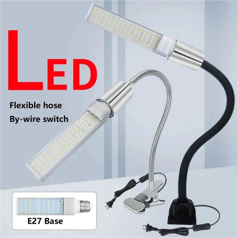 LED Machine Tool Working Light For CNC And Industrial Equipment, 110-220V Magnetic Round 10/20W LED Lamp with flexible hose