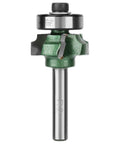 Heavy Duty 4 Teeth Router Bit For Woodworking Trimming Machine With Tungsten Steel Carbide Cutters R2 Radius with 1/4 inch shank.