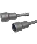 15mm Hex Shank Magnetic Nut Driver Set For Drills Heavy Duty Socket Bits With Strong Magnet Durable Chrome Vanadium Steel Easy Install Dismantle No Slip Fastener Tools 2 Pieces