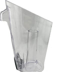 Exact Fit Dirty Tank Replacement For CrossWave 2300 Series Wet Dry Vacuum with clear polycarbonate walls, side view.