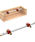 Nail Every Measure With This Straight Up 3 In 1 Modular Bar Gauge For Woodworking Clamping Positioning And Circle Drawing Inside Or Outside Corners Getting It Done Right Today, showing gauge in use for precise measurements.