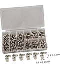 Grease Fitting Assortment Kit Zinc Plated Straight And Angled Zerk Fittings For Machinery Lubrication High Pressure Coupler