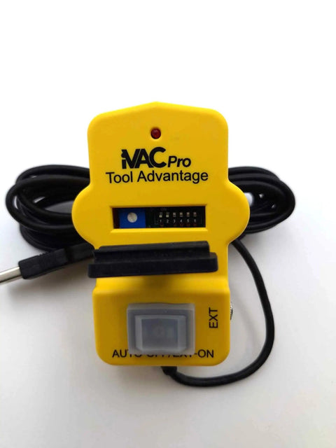 Custom External Trigger Module For Arduino And Cnc Builds Packs Wireless Rf Switch Activation And Automatic Nitrous Blast Timing To Amp Up Your Street Build With Rock Solid Five Volt Signal Processing, yellow device with cable and buttons.