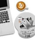 Ergonomic Mouse Pad With Gel Wrist Rest For Comfort And Pain Relief, Non Slip PU Base, Cute Desk Sidekick For Gaming And Work