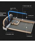 Hot Wire Foam Cutter For Lightweight Sponges And Styrofoam, Adjustable Angle, 18W Power, Table Size 380x280mm, Fast Heat