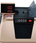 Heavy Hitter Cash Counter Machine With Smart Anti Fraud Bill Scanner And Crisp Lcd Screen And Mute Operation, displaying an LCD screen and bill slot.