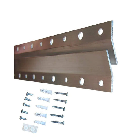 Heavy Duty Z Clip French Cleat System 18 Inch 10 Pairs Beefy Wall Mount Kit For Mirrors Artwork Whiteboards And Headboards Supports Up To 90 Lbs Easy Install