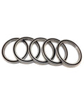 Five S6800-2RS Deep Groove Ball Bearing 10x19x5mm ABEC-5 Stainless Steel with double rubber cover in row