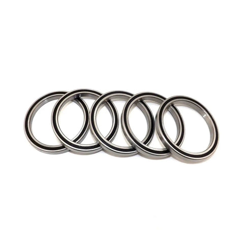 Five S6800-2RS Deep Groove Ball Bearing 10x19x5mm ABEC-5 Stainless Steel with double rubber cover in row