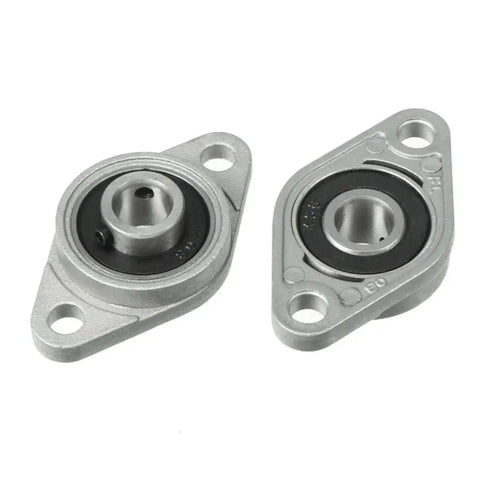 Self Aligning Pillow Block Linear Bearing With Chrome Steel Insert Does Smooth Rotation For Shafts And Quiet Performance Plus Strong Housing Handles Heavy Loads Like A Pro Eight Or Twelve Mm In This Ten Piece Pack For Pros Doing Gear Jobs. 8mm
