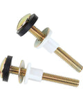 Universal Toilet Seat Screws Replacement Kit With Heavy Duty Fasteners Plastic Nuts Metal Washers And Rubber Washers