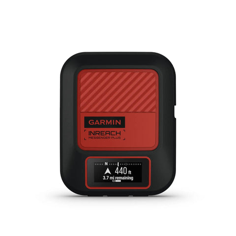 Front view of InReach Messenger Plus Satellite SOS Communicator For Two Way Text Photo And Voice Messaging No Cell Service