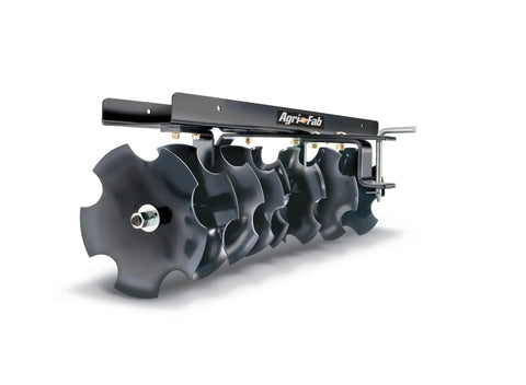 Tow Behind Sleeve Hitch Disc Cultivator, Beefed-Up, Adjustable 30 to 38 Inches, Eight 11-Inch Discs, Powder-Coated