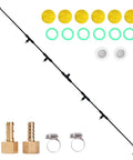 Boss Six Nozzle Polyethylene Sprayer Boom For Gardens And Farms With Seven And A Half Foot Coverage, nozzles, brass fittings