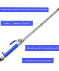 Beast High Pressure Power Washer Wand For Car Cleaning Gutter Patio Window Pet Bath Hydro Jet Hose Nozzle, blue handle shown.