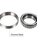 Two Piece Tapered Roller Bearing Cone And Cup Set, chrome steel, bore 34.989mm, OD 59.131mm, width 15.875mm, for rotating systems