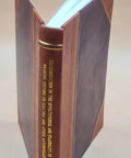Side view of burgundy leather-bound book with gold-embossed spine and pink ribbon bookmark, Volume II