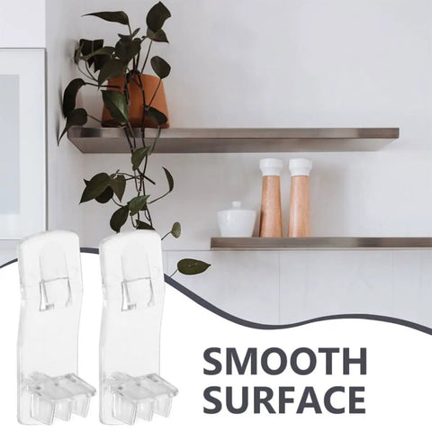 50 Pack White Plastic Shelf Support Pegs For Cabinets And Living Room Shelves, sturdy construction next to modern shelves