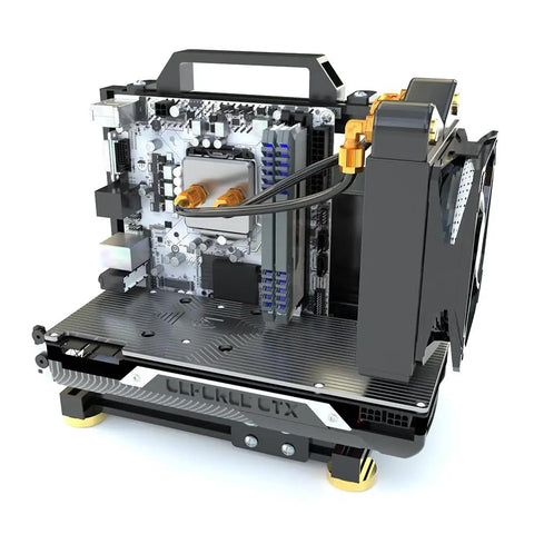 Open Air PC Test Bench Frame For ATX MATX ITX Motherboards Aluminum Bare Chassis With 8mm Magnesium Aluminum Alloy DIY Build
