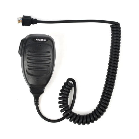 Standard Dynamic Mobile Radio Microphone with RJ45 Plug for Kenwood Radios Replacement Handheld Speaker Mic with coiled cord
