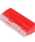Crystal Clear Acrylic Hinges 4 Pack 1.37 x 1.77 Inch For Mini Cabinets Drawers Jewelry Boxes Transparent Continuous Hinge With 275 Degree Rotation