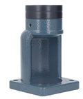 Heavy Duty Alloy Steel Tool Holder Clamp Device With Ball Bearing Flex Design For Secure Effortless Locking On Your CNC Machine Tools Today, gray color, front view.